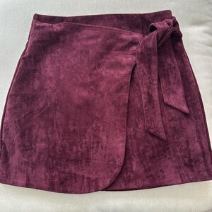Blank NYC burgundy skirt